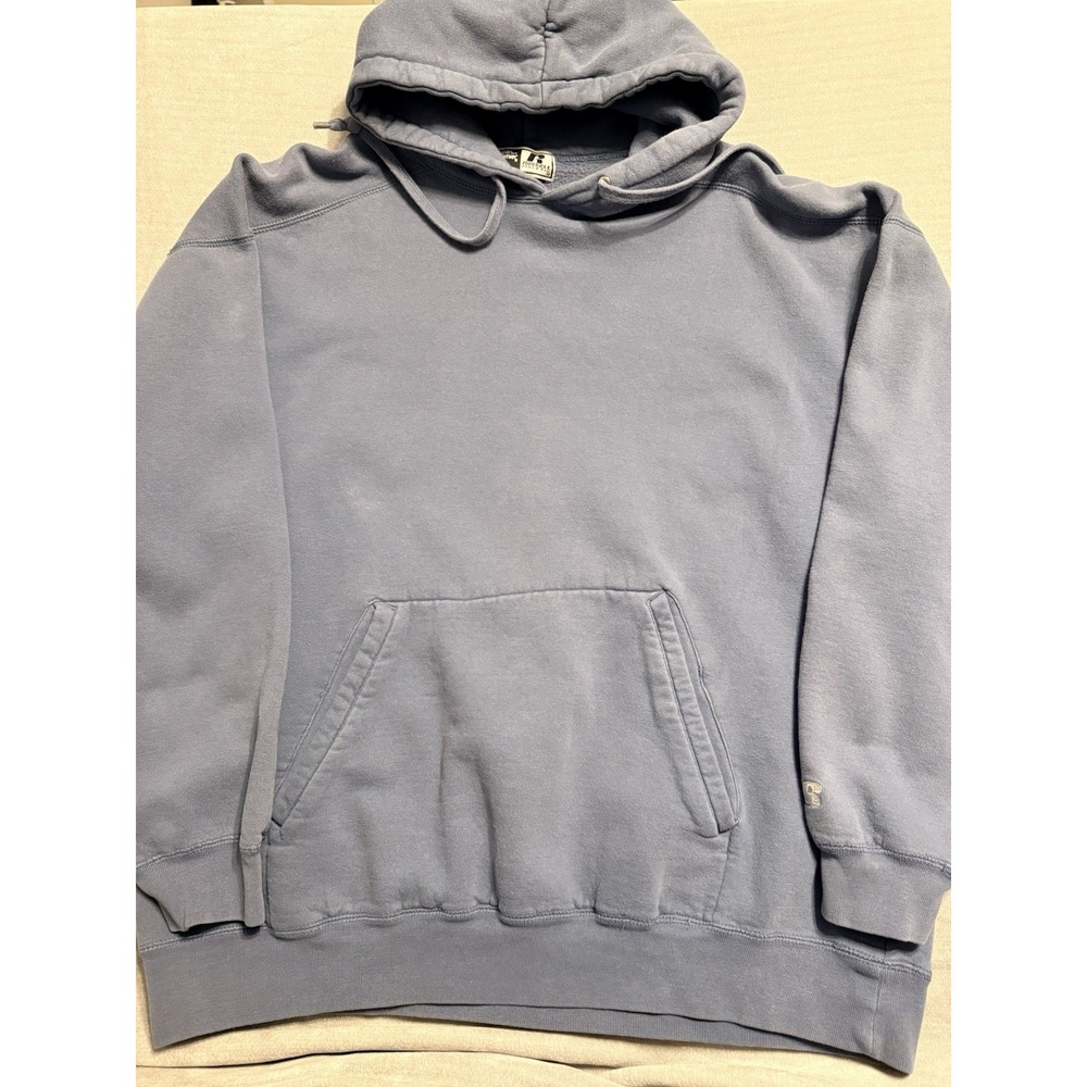 Vintage Russell Athletic Hoodie Mens‎ Size XL Blue Blank